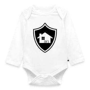 House Property Coat of Arms - Organic Longsleeve Baby Bodysuit - white - Front