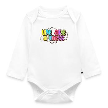 We are ruin - Organic Longsleeve Baby Bodysuit - white - Front