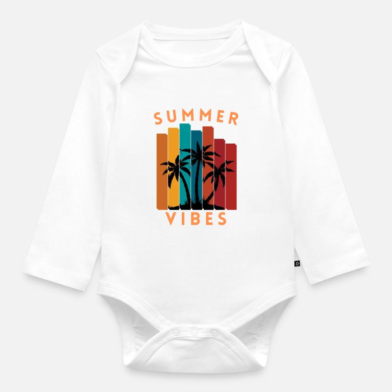 Summer - Body Bébé bio manches longues - blanc