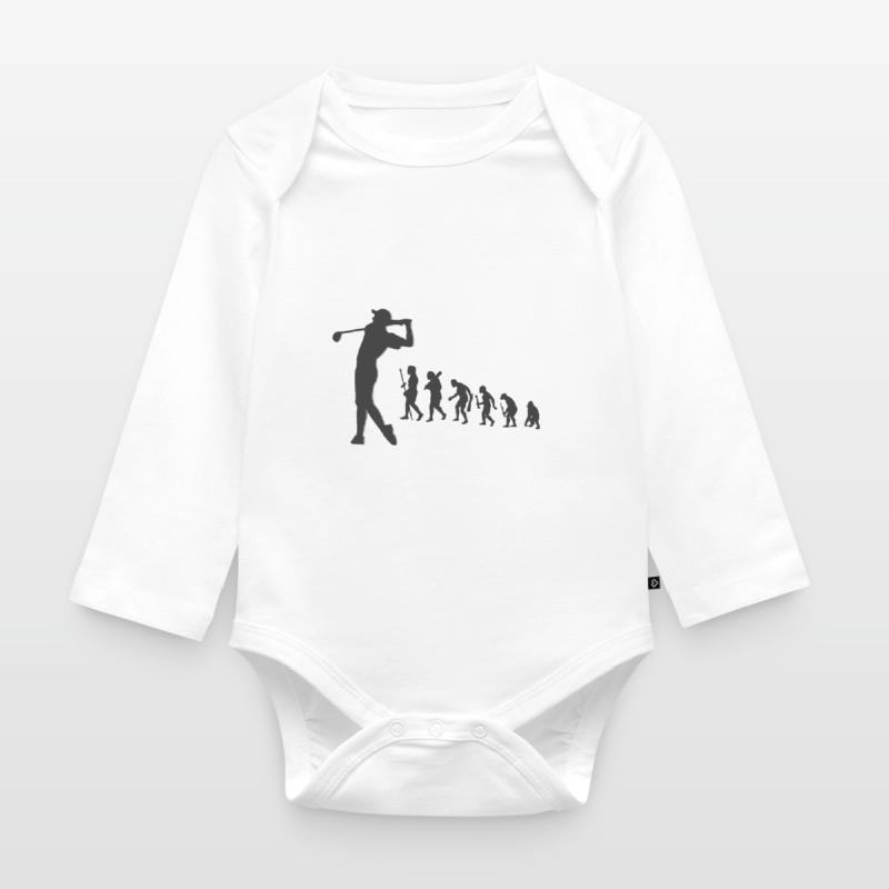 Evolution Golf Golfer tee Evolution Organic Longsleeve Baby Bodysuit