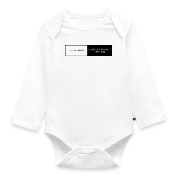 LUXURY EMPIRE - Baby Bio-Langarm-Body - Weiß - Vorne