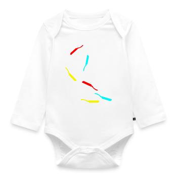 Pfanne Icon - Baby Bio-Langarm-Body - Weiß - Vorne