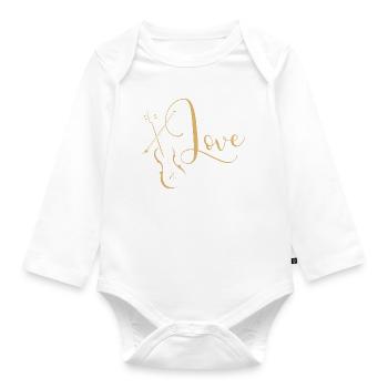 Orchestra Violinist Violin Lover Gift - Organic Longsleeve Baby Bodysuit - white - Front