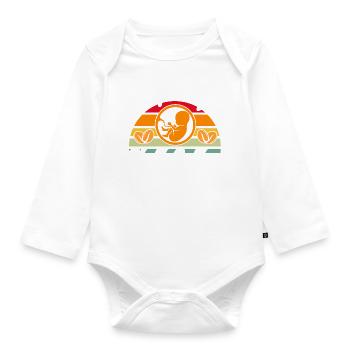 Sage-femme obstétricienne Doula Gift - Body Bébé bio manches longues - blanc - Devant