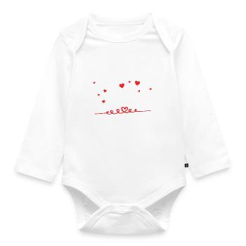 Noces de Cuir - Body Bébé bio manches longues - blanc - Devant