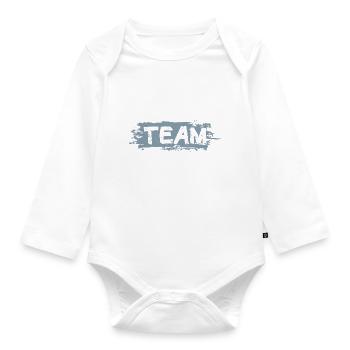 Grill Team - Baby Bio-Langarm-Body - Weiß - Vorne