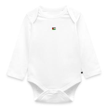 Free palestine Islam is not the enemy - Body Bébé bio manches longues - blanc - Devant
