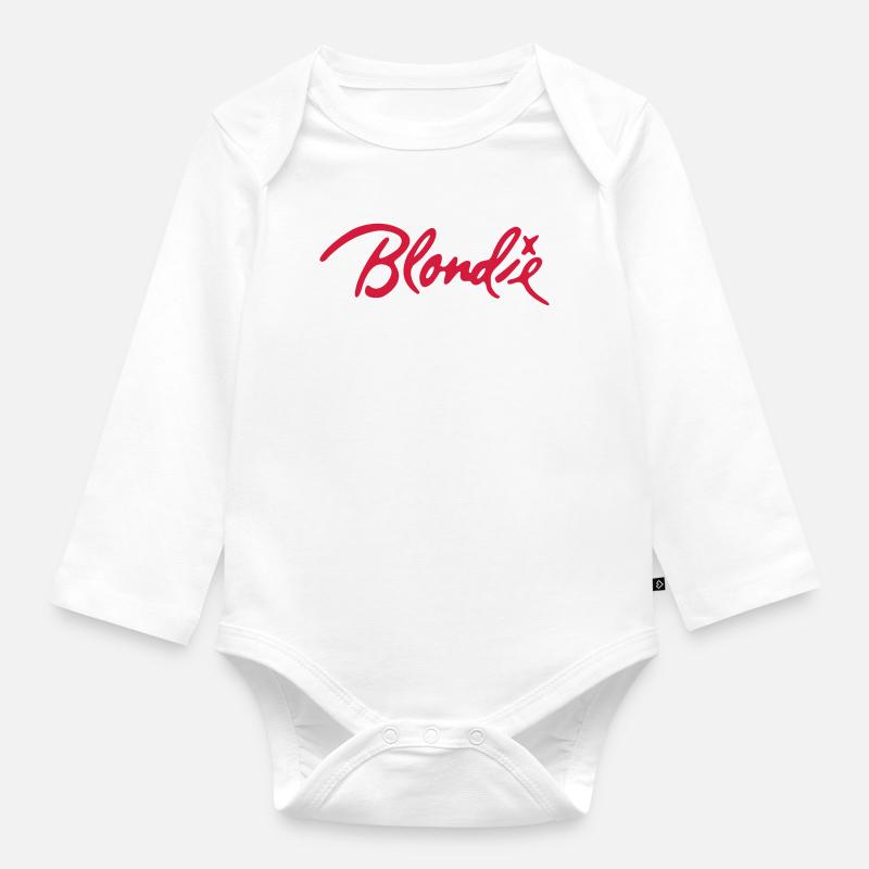 Blondie - Baby Bio-Langarm-Body - Weiß