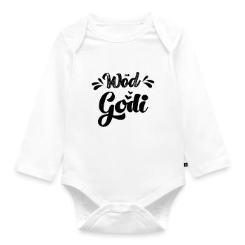 Tolle Godi Wöd Godi Patentante Österreich Sprüche - Baby Bio-Langarm-Body - Weiß - Vorne