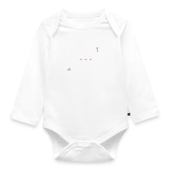 NAVIRE DE CROISIÈRE - NAVIRE DE CROISIÈRE BLANC ET BRUN - Body Bébé bio manches longues - blanc - Devant