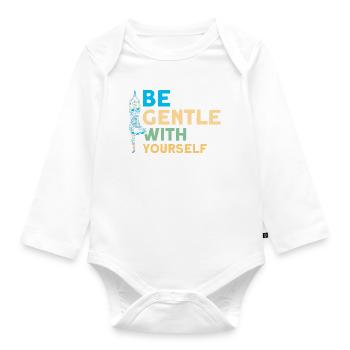 Reiki Symbol Reiki Master Reiki Crystal Gift - Organic Longsleeve Baby Bodysuit - white - Front