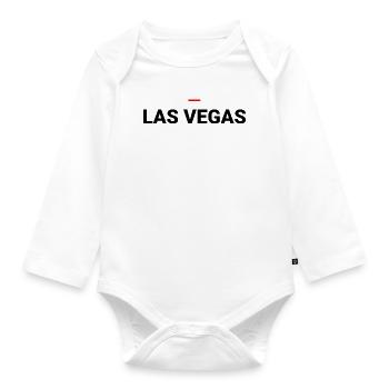 LAS VEGAS - Body Bébé bio manches longues - blanc - Devant