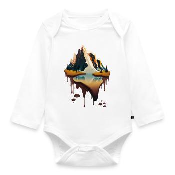 SURREAL - Organic Longsleeve Baby Bodysuit - white - Front