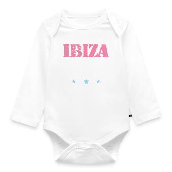 Ibiza 2023 - Body Bébé bio manches longues - blanc - Devant
