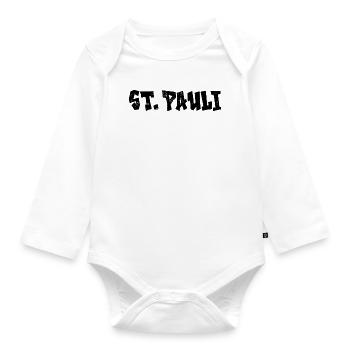St. Pauli - Organic Longsleeve Baby Bodysuit - white - Front