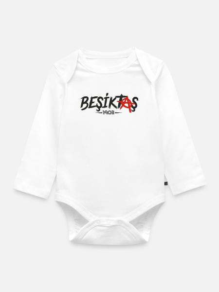 Beşiktaş Besiktas - Baby Bio-Langarm-Body - Weiß
