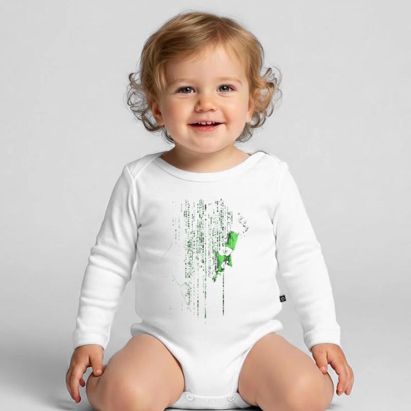 Hackerdesign, Programmierung, Hacker Baby Bio-Langarm-Body