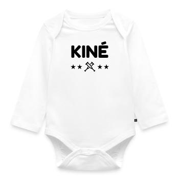 Krankengymnast / Krankengymnastin / Physio / - Baby Bio-Langarm-Body - Weiß - Vorne