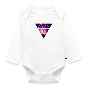 Fuerteventura (Galaxy) El Toston - Organic Longsleeve Baby Bodysuit - white - Front