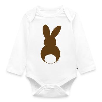Hare - Organic Longsleeve Baby Bodysuit - white - Front