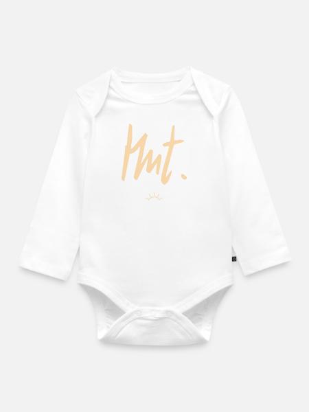 Mut. - Baby Bio-Langarm-Body - Weiß
