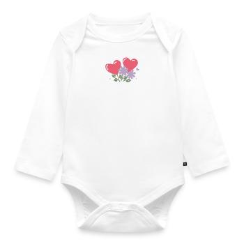 Lieblingsschwester: Beste Schwester Geburtstag - Baby Bio-Langarm-Body - Weiß - Vorne