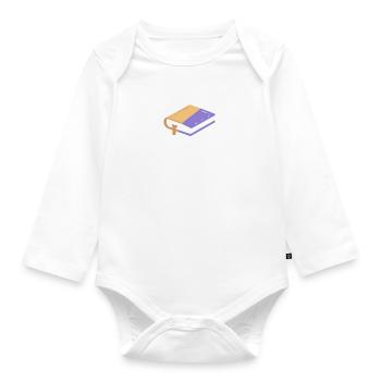 Pssst Schwestergeheimnis: Geschenk Geburt Hochzeit - Baby Bio-Langarm-Body - Weiß - Vorne
