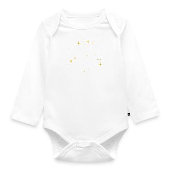 Schwesterherz: Beste Schwester Geburtstag Hochzeit - Baby Bio-Langarm-Body - Weiß - Vorne