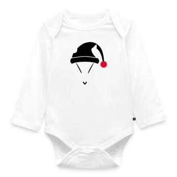 Breakuroeil - Organic Longsleeve Baby Bodysuit - white - Front