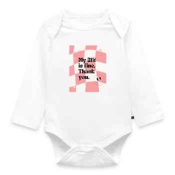 B12 - Baby Bio-Langarm-Body - Weiß - Vorne