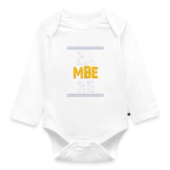 Bamberg an der Regnitz - Baby Bio-Langarm-Body - Weiß - Vorne