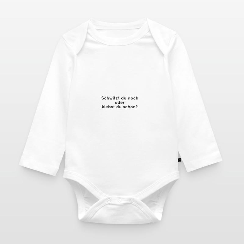 Schwitzen oder Kleben? Baby Bio-Langarm-Body