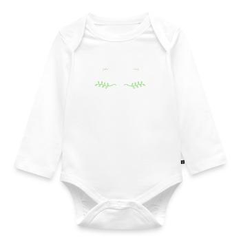 Schwesterherz & Seelenfreund: Beste Schwester - Baby Bio-Langarm-Body - Weiß - Vorne