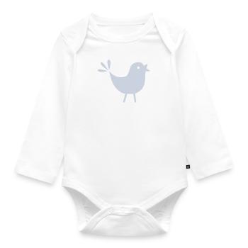 T-shirt little beep - Organic Longsleeve Baby Bodysuit - white - Front