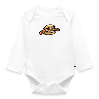 Rouleaux de Bratwurst - Body Bébé bio manches longues - blanc - Devant