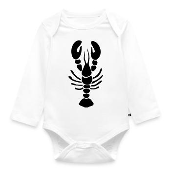 hummer - Baby Bio-Langarm-Body - Weiß - Vorne