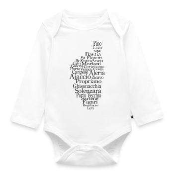 Corse - Organic Longsleeve Baby Bodysuit - white - Front