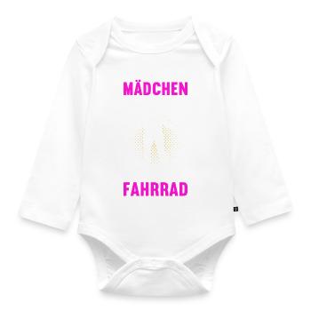 Hoverboard Skating - Baby Bio-Langarm-Body - Weiß - Vorne