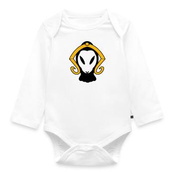 Ekuliana of the Nut - Organic Longsleeve Baby Bodysuit - white - Front