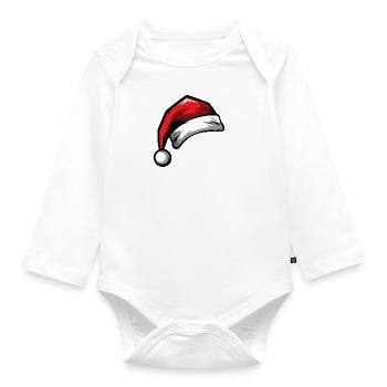 9 Numéro de Noël - Body Bébé bio manches longues - blanc - Devant