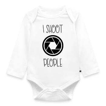 photography - Organic Longsleeve Baby Bodysuit - white - Front