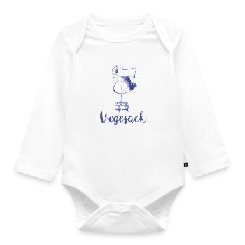 Vegesack Moewe - Baby Bio-Langarm-Body - Weiß - Vorne