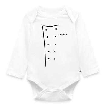Chef de cuisine - Body Bébé bio manches longues - blanc - Devant