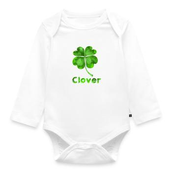 Kleefle Design - Baby Bio-Langarm-Body - Weiß - Vorne