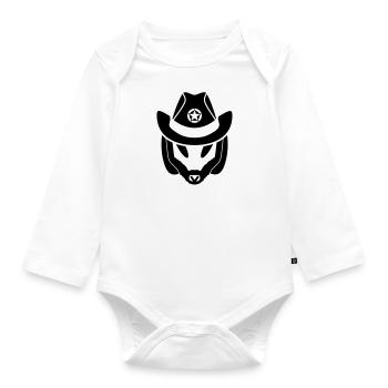 Chuckuroeil - Organic Longsleeve Baby Bodysuit - white - Front