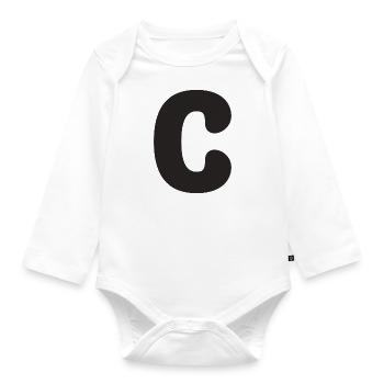C - Baby Bio-Langarm-Body - Weiß - Vorne