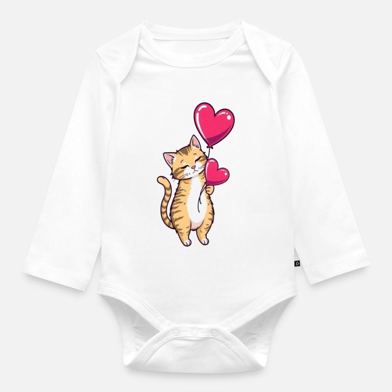 Muttertags Geschenk Mutter Muttertag Geschenkidee  - Baby Bio-Langarm-Body - Weiß