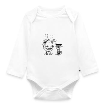ONION - Organic Longsleeve Baby Bodysuit - white - Front