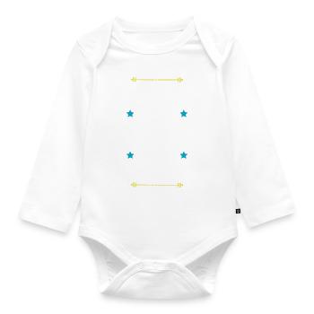 Ostsee Party Crew - Baby Bio-Langarm-Body - Weiß - Vorne