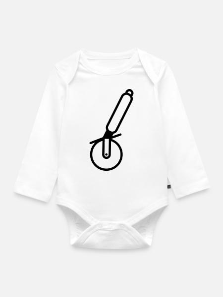 Pizzaschneider - Body Bébé bio manches longues - blanc